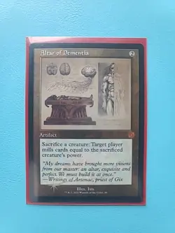 Altar of Dementia (Schematic) The Brothers' War: Retro Frame Artifacts Foil - Image 1