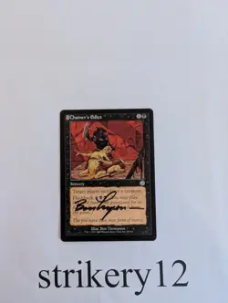 1x Chainer's Edict - Torment - Signed by Ben Thompson - MTG - Image 1