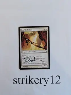 1x Kor Skyfisher - Zendikar - Signed by Dan Scott - MTG - Image 1