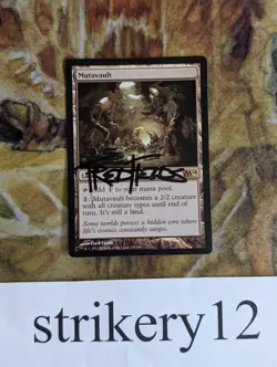 Mutavault - Magic 2014- Signed by Fred Fields - MTG - Image 1