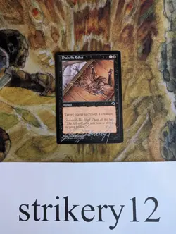 Diabolic Edict - Tempest - Signed by Ron Spencer - MTG - Image 1