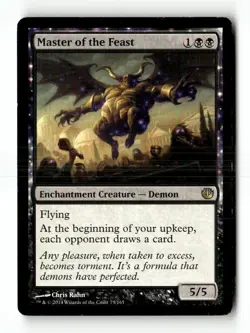 MTG Master of the Feast - Journey Into the Nyx Heavily Played English - Image 1