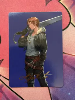 Squall, SeeD Mercenary Gold-Stamped Signature 47/53 Art Series Final Fantasy NM - Image 1