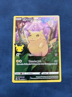 Pokemon TCG Celebrations Pikachu Holo 005/025 2021 - Image 1