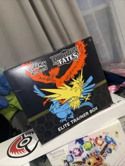 Pokemon Hidden Fates Elite Trainer Box ETB Sealed - Image 1