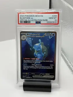 2023 Pokemon Blastoise ex SIR Pokemon 151 200/165 PSA 10 GEM MINT - Image 1