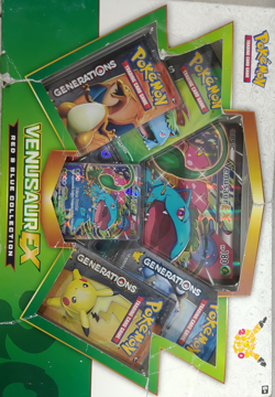 Pokemon TCG Venusaur EX Box 20th Anniversary Red & Blue Collection Generations - Image 2