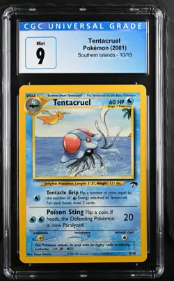 2001 Pokemon Southern Islands Tentacruel CGC 9 - Image 1