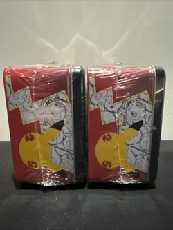 Pokemon 25th Anniversary Celebrations Collector’s Chest Lunch Box Lot Of 2 - Image 4