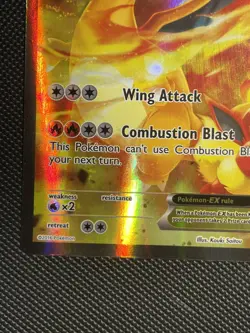 Pokemon TCG Charizard EX XY121 Black Star Promo NM condition - Image 2