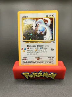 POKEMON TCG! Lugia 9/111 Holo Rare Unlimited Neo Genesis WOTC MP Dent - Image 1