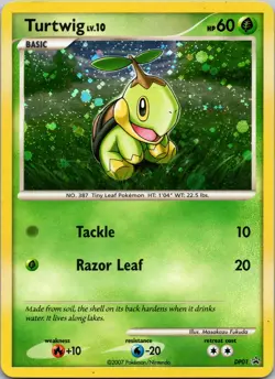 Turtwig - DP01 Diamond and Pearl Promos Holo LP Pokemon TCG - Image 1