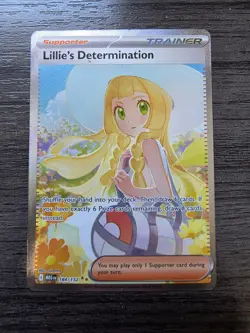 Lillie's Determination 184/132 Mega Evolution Pokemon TCG English - Image 1
