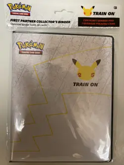Pokemon: 25th Anniversary First Partner Collector’s Binder Pikachu TCG Brand New 820650809606 - Image 1