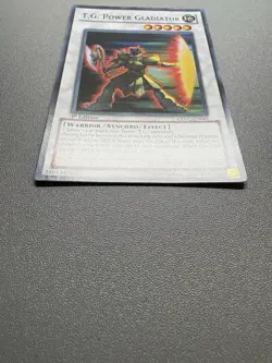 Yu-Gi-Oh! T.G. Power Gladiator Super Rare 1st Edition EXVC-EN041 LP - Image 2