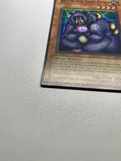 Yugioh Bazoo The Soul-Eater Super Rare 1st Edition LON-064 HP - Image 3