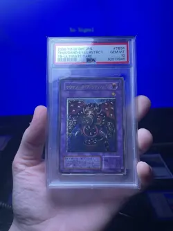 PSA 10 Yugioh! Ultimate Rare Thousand Eyes Restrict Japanese Thousand Eyes Bible - Image 1