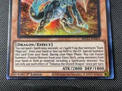 Timaeus the United Dragon MP23-EN003 25th Tin Dueling Heroes Yu-Gi-Oh! NM - Image 2
