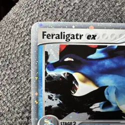 2005 FERALIGATR EX HOLO POKEMON CARD EX UNSEEN FORCES 103/115 NM - Image 3