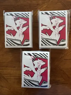 Pokemon TCG ETB Scarlet & Violet White Flare Card Sleeves Lot of 3 195 Total New - Image 1