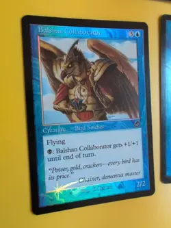 MTG 3 Card. Foil. Torment. Churning Eddy,Skywing Aven,Balshan Collaborator - Image 3