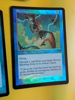 MTG 3 Card. Foil. Torment. Churning Eddy,Skywing Aven,Balshan Collaborator - Image 4