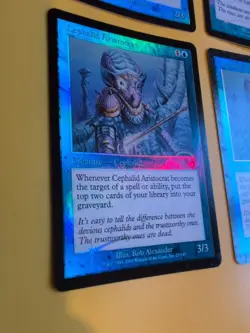 MTG 4 Card. Foil. Torment. Cephalid Aritocrat x2, Cephalid Sage, Cephalid Snitch - Image 5