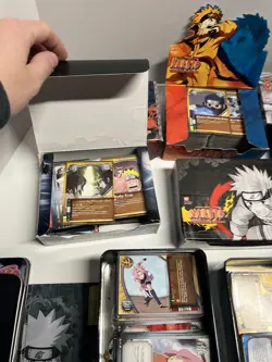 Vintage Naruto TCG Card Lot Of 100 Plus Cards, With Boxes And Tins - Image 2