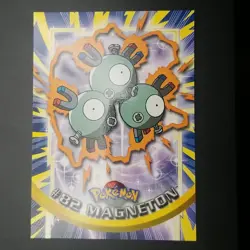 Magneton # 82 - Topps Blue Logo - NON-HOLO - 1999 TV Pokemon Card - NM/LP - Image 1