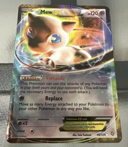 Pokemon Mew-EX Holo Rare TCG Card Dragons Exalted 46/124 - Image 1