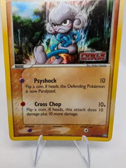 Pokemon TCG - Meditite 55/108 EX Power Keepers Stamped Holo Card - LP - Image 3