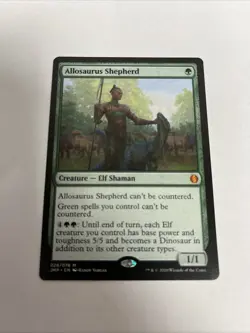 Allosaurus Shepherd Nonfoil Jumpstart Card #028 MTG LP - Image 1
