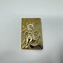 1999 Pokemon 23K Gold Plated Trading Card Only Mewtwo Vintage - Image 1