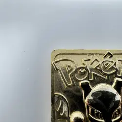 1999 Pokemon 23K Gold Plated Trading Card Only Mewtwo Vintage - Image 5