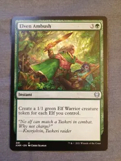 Elven Ambush Kaldheim Regular NM #391 - Image 1