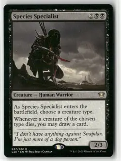 Magic the Gathering Species Specialist Commander 2020 #47 - Image 1