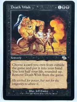 Death Wish LP* Judgement ENGLISH 143 mtg -UnltdCards - Image 1