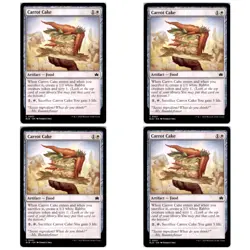 Carrot Cake Bloomburrow (BLB), Common, English MTG Playset (4x) - Image 1