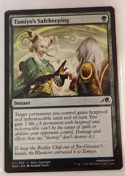 Tamiyo's Safekeeping Kamigawa: Neon Dynasty Regular 211 MTG - Image 1