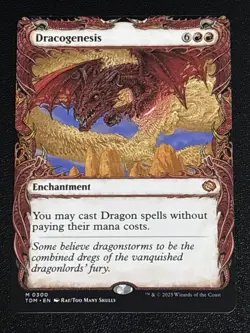 MTG Tarkir: Dragonstorm Dracogenesis Showcase 0300 NM Mythic - Image 1