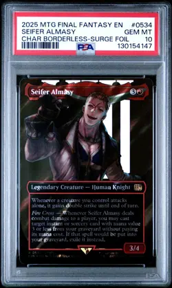 1x Squall and 1x Seifer Surge Foil PSA 10 Final Fantasy MTG As Shown - Image 2