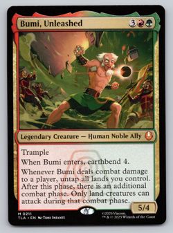Bumi, Unleashed - MTG Avatar: The Last Airbender TLA - Image 1