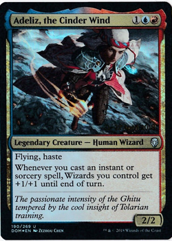 MTG Adeliz, the Cinder Wind - Foil - Prerelease Promo, Prerelease & Release Prom - Image 1