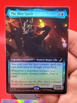 The Blue Spirit 0178 TLE Foil Extended Art MTG Avatar: The Last Airbender NM/M - Image 3