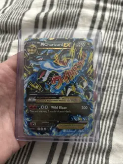Pokemon Mega-Charizard-EX TCG Secret Rare Flashfire Holo Card 69/106 - Image 1