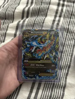 Pokemon Mega-Charizard-EX TCG Secret Rare Flashfire Holo Card 69/106 - Image 2