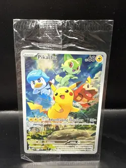 Pokemon TCG: Pikachu Sealed Promo SVP EN 027 Black Star - Image 1