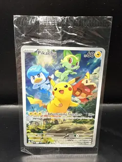 Pokemon TCG: Pikachu Sealed Promo SVP EN 027 Black Star - Image 2