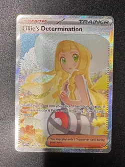 Lillie's Determination 184/132 Mega Evolution Pokemon TCG English - Image 1