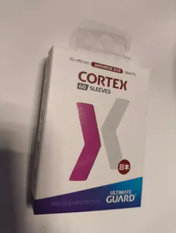 60 Sleeves Ultimate Guard Cortex R 62x89 Japanese Size (YUGIOH) R PINK - Image 5